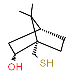 ChemSpider 2D Image | (1S)-(-)-10-Mercaptoisoborneol | C10H18OS