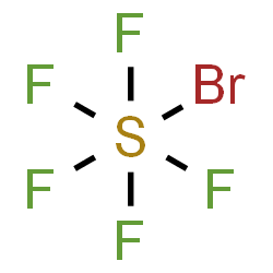 ChemSpider 2D Image | Bromo(pentafluoro)-lambda~6~-sulfane | BrF5S