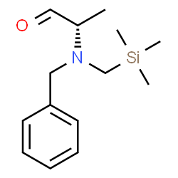 ChemSpider 2D Image | (2S)-2-{Benzyl[(trimethylsilyl)methyl]amino}propanal | C14H23NOSi