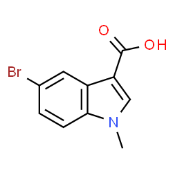 ChemSpider 2D Image | 5-Bromo-1-methyl-1H-indole-3-carboxylic acid | C10H8BrNO2