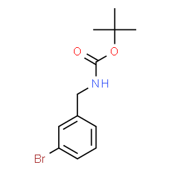 ChemSpider 2D Image | TERT-BUTYL 3-BROMOBENZYLCARBAMATE | C12H16BrNO2
