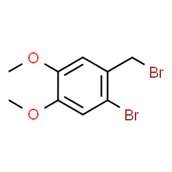 ChemSpider 2D Image | 2-Bromo-4,5-dimethoxybenzyl bromide | C9H10Br2O2