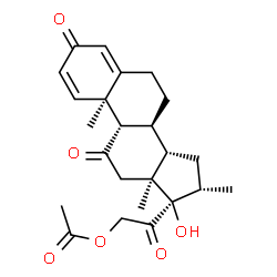 ChemSpider 2D Image | Meprednisone Acetate | C24H30O6