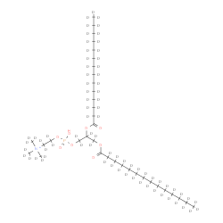 ChemSpider 2D Image | 4-Hydroxy-N,N,N-tris[(~2~H_3_)methyl]-10-oxo-7-[(~2~H_27_)tetradecanoyloxy](~2~H_36_)-3,5,9-trioxa-4-phosphatricosan-1-aminium 4-oxide | C36HD72NO8P