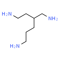 ChemSpider 2D Image | 3-(Aminomethyl)-1,6-hexanediamine | C7H19N3