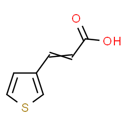 ChemSpider 2D Image | 3-(3-Thienyl)acrylic acid | C7H6O2S