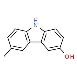 ChemSpider 2D Image | 6-Methyl-9H-carbazol-3-ol | C13H11NO