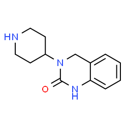 ChemSpider 2D Image | 3-(4-Piperidinyl)-3,4-dihydro-2(1H)-quinazolinone | C13H17N3O