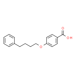 ChemSpider 2D Image | 4-(4-Phenylbutoxy)benzoic acid | C17H18O3