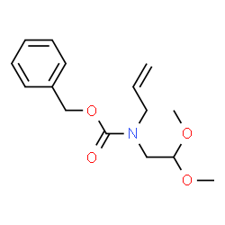 ChemSpider 2D Image | Benzyl allyl(2,2-dimethoxyethyl)carbamate | C15H21NO4