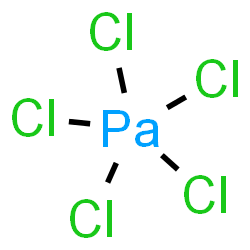 ChemSpider 2D Image | Protactinium chloride (PaCl5) | Cl5Pa