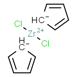 ChemSpider 2D Image | Zirconocene, dichloride | C10H10Cl2Zr