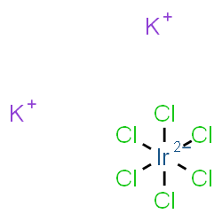 ChemSpider 2D Image | IRIDIUM POTASSIUM CHLORIDE | Cl6IrK2