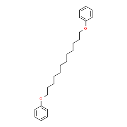 ChemSpider 2D Image | 1,1'-[1,12-Dodecanediylbis(oxy)]dibenzene | C24H34O2