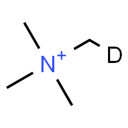 ChemSpider 2D Image | N,N,N-Trimethyl(~2~H_1_)methanaminium | C4H11DN