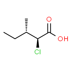 ChemSpider 2D Image | (2S,3S)-2-Chloro-3-methylpentanoic acid | C6H11ClO2