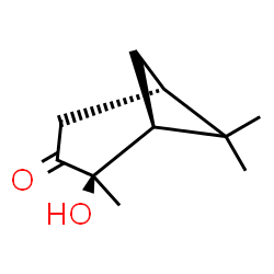 ChemSpider 2D Image | (1S,2R,5S)-2-Hydroxy-2,6,6-trimethylbicyclo[3.1.1]heptan-3-one | C10H16O2