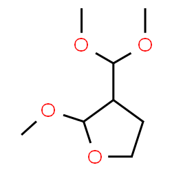 ChemSpider 2D Image | 3-(Dimethoxymethyl)-2-methoxytetrahydrofuran | C8H16O4
