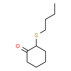 ChemSpider 2D Image | 2-(Butylsulfanyl)cyclohexanone | C10H18OS