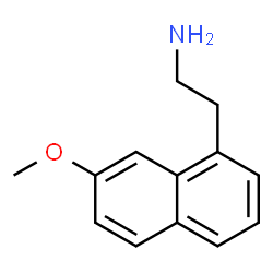 ChemSpider 2D Image | 7-methoxy-1-Naphthaleneethanamine | C13H15NO