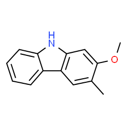 ChemSpider 2D Image | 2-Methoxy-3-methylcarbazole | C14H13NO
