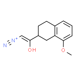 ChemSpider 2D Image | (Z)-2-Hydroxy-2-(8-methoxy-1,2,3,4-tetrahydro-2-naphthalenyl)ethenediazonium | C13H15N2O2