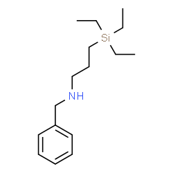 ChemSpider 2D Image | N-Benzyl-3-(triethylsilyl)-1-propanamine | C16H29NSi