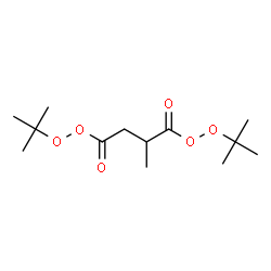 ChemSpider 2D Image | Di-tert-butyl 2-methylbutanediperoxoate | C13H24O6
