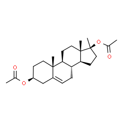 ChemSpider 2D Image | Methandriol diacetate | C24H36O4
