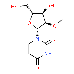ChemSpider 2D Image | 2'-O-Methyluridine | C10H14N2O6