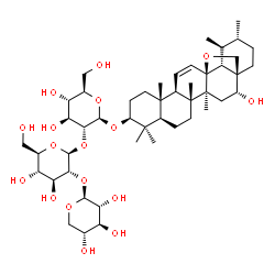 ChemSpider 2D Image | rotundifolioside A | C47H76O17