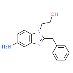 ChemSpider 2D Image | 2-(5-amino-2-benzyl-1,3-benzodiazol-1-yl)ethanol | C16H17N3O