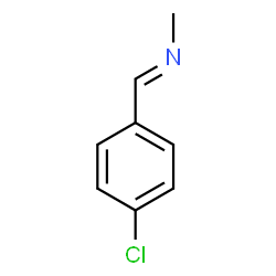 ChemSpider 2D Image | N-(p-Chlorobenzylidene)methylamine | C8H8ClN