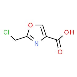 ChemSpider 2D Image | 2-(Chloromethyl)-1,3-oxazole-4-carboxylic acid | C5H4ClNO3
