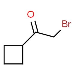 ChemSpider 2D Image | 2-Bromo-1-cyclobutylethanone | C6H9BrO