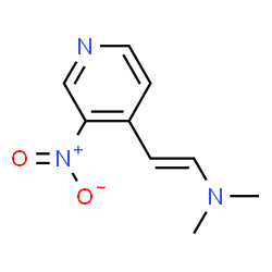 ChemSpider 2D Image | N,N-Dimethyl-2-(3-nitropyridin-4-yl)ethenamine | C9H11N3O2