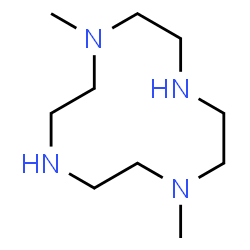 ChemSpider 2D Image | 1,7-Dimethyl-1,4,7,10-tetraazacyclododecane | C10H24N4