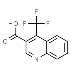 ChemSpider 2D Image | 4-(Trifluoromethyl)-3-quinolinecarboxylic acid | C11H6F3NO2