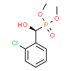 ChemSpider 2D Image | Dimethyl [(S)-(2-chlorophenyl)(hydroxy)methyl]phosphonate | C9H12ClO4P