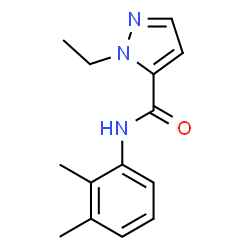 ChemSpider 2D Image | N-(2,3-Dimethylphenyl)-1-ethyl-1H-pyrazole-5-carboxamide | C14H17N3O