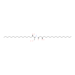 ChemSpider 2D Image | (3R)-N-[(2S,3R)-1,3-Dihydroxy-2-octadecanyl]-3-hydroxyoctadecanamide | C36H73NO4