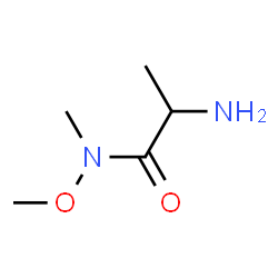 ChemSpider 2D Image | N-Methoxy-N-methylalaninamide | C5H12N2O2
