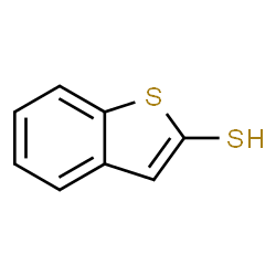 ChemSpider 2D Image | 1-Benzothiophene-2-thiol | C8H6S2