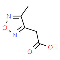 ChemSpider 2D Image | (4-Methyl-furazan-3-yl)-acetic acid | C5H6N2O3