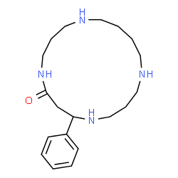 ChemSpider 2D Image | 8-Phenyl-1,5,9,13-tetraazacycloheptadecan-6-one | C19H32N4O