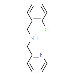 ChemSpider 2D Image | (2-Chloro-benzyl)-pyridin-2-ylmethyl-amine | C13H13ClN2