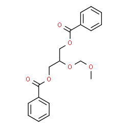 ChemSpider 2D Image | 2-(Methoxymethoxy)-1,3-propanediyl dibenzoate | C19H20O6