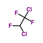 InChI=1/C2HCl2F3/c3-1(5)2(4,6)7/h1H