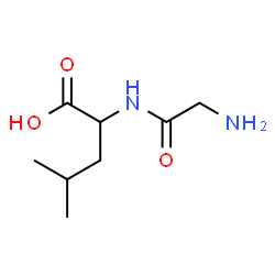 ChemSpider 2D Image | n-Glycyl-DL-leucine | C8H16N2O3