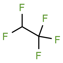 ChemSpider 2D Image | Pentafluoroethane | C2HF5